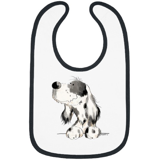 English Setter Pet Funny English Setter Dog I Gifts For Dog Lover Dog Art Gift 3 8 Bibs