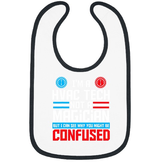 HVAC Tech Not A Magician HVAC Technician AC Repairman Bibs