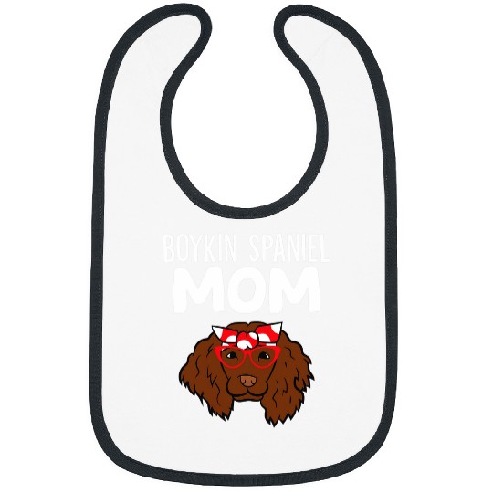 Boykin Spaniel Pet Owner Mama Funny Boykin Spaniel Mom Bibs