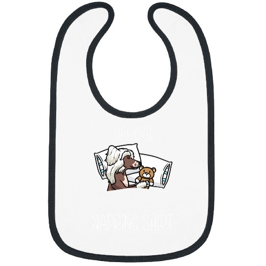 Chinese Crested Pet Sleeping Chinese Crested Dog With Stuffed Animal Bibs