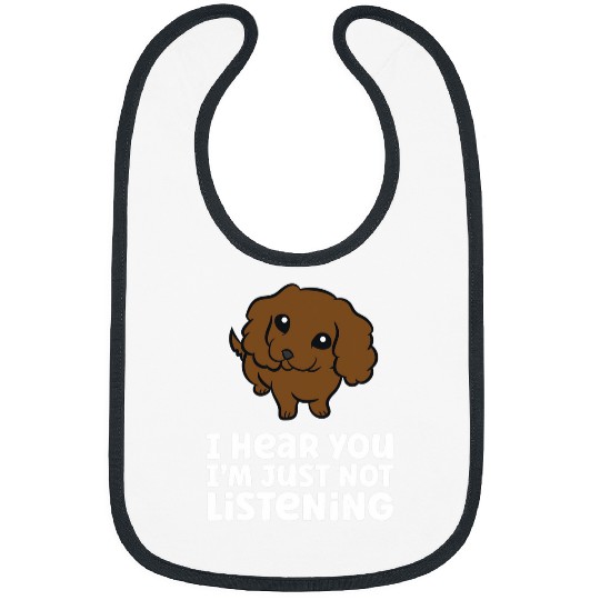 Boykin Spaniel Pet I Hear You Im Just Not Listening Love Boykin Spaniel Dogs Bibs