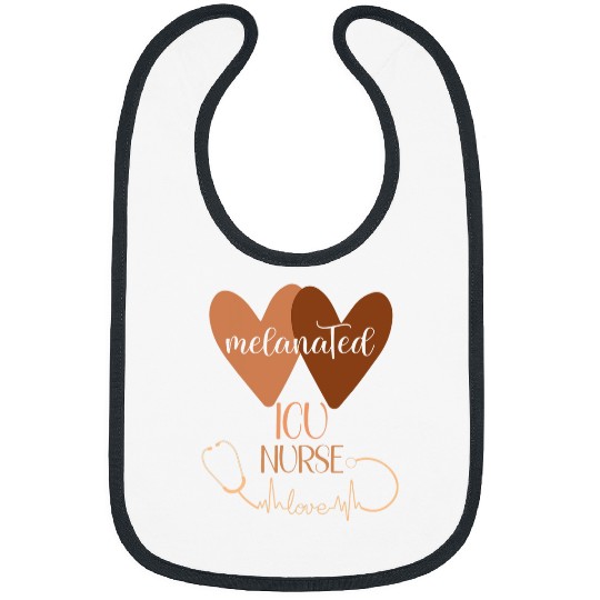 Melanated ICU nurses Week Intensive Care Unit Appreciation Bibs