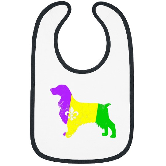 Boykin Spaniel Pet Mardi Gras Carnival Party Bibs