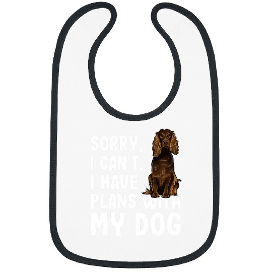 Boykin Spaniel Pet Sorry I Cant I Have Plans With My Boykin Spaniel Bibs