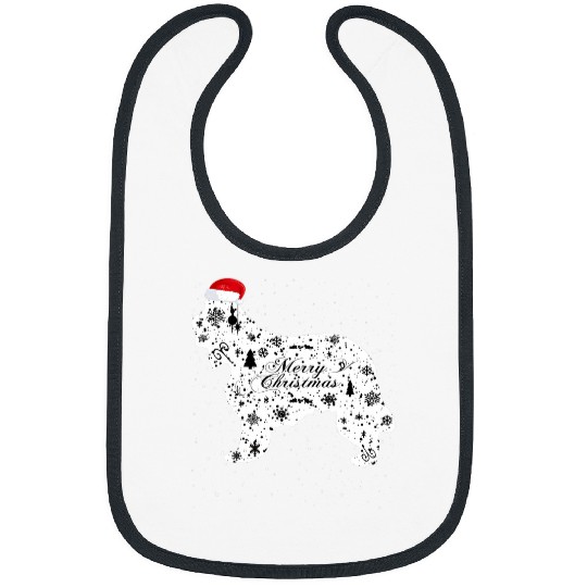 Cocker Spaniel Pet Merry xmass Cocker Spaniel Dog Christmas Bibs