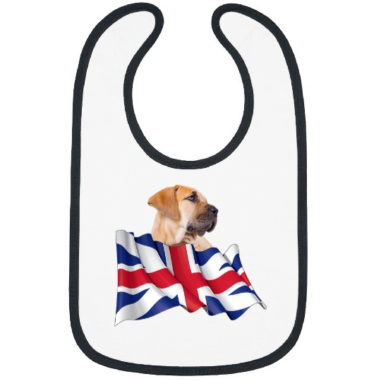 Boerboel Pet Union Jack Flag Dog Bibs