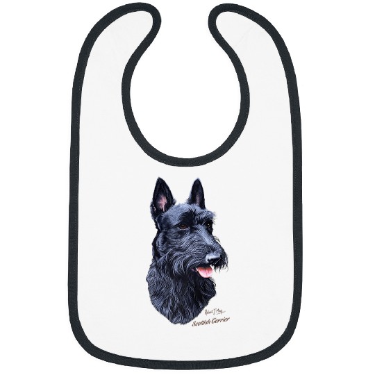 Scottish Terrier Pet I Love My Scottish Terrier Cute Dog Adopt Dont Shop Bibs