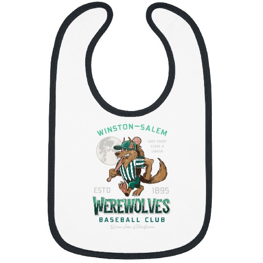 Sport Baseball Winston Salem Werewolves Retro Minor League Baseball Team Bibs