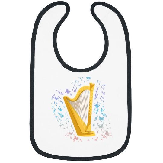 Harp Musical Orchestra Concert Gig Rhythm Tone Music String Bibs