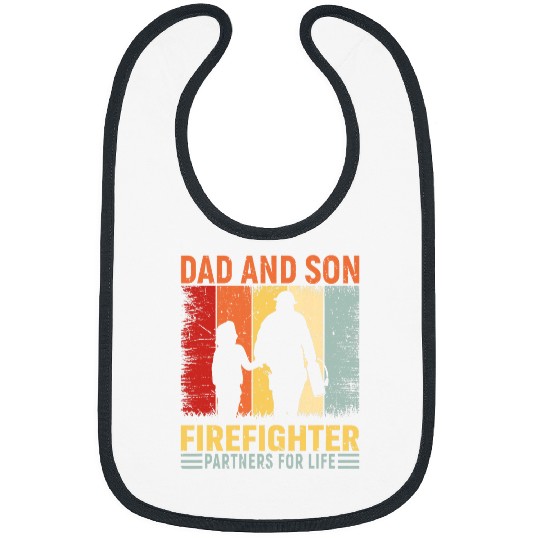 Discover dad and son firefighter partners for life Bibs