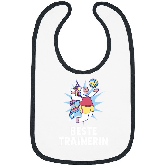 Sport Volleyball Unicorns Womens Volleyball Trainer Unicorns Funny Volleyball Coach Bibs