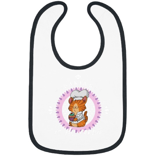 Baker kittens kids cute chefs baking cupcake toque blanche 2 Bibs