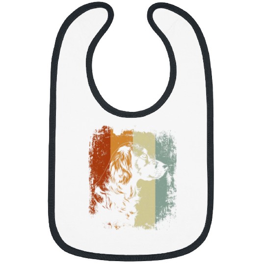 English Setter Pet Retro vintages Design English Setter Bibs