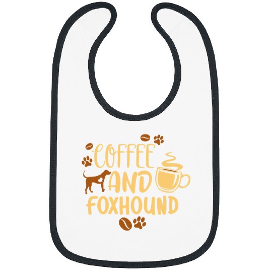 Foxhound Pet and Foxhound Dog Owner Gifts Coffee Lovers Christmas Bibs