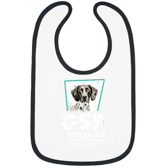 German Shorthaired Pet Fueled By Pointing German Shorthaired Pointer GSP Dog Breed Bibs