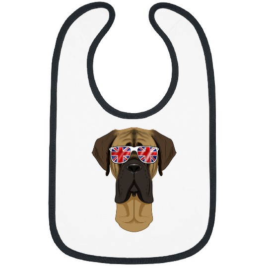 English Mastiff Pet Mastiff UK Sunglasses I English Flag I Union Jack Bibs