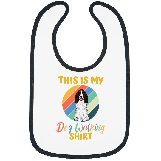 Cocker Spaniel Pet Dog Walking Brown English Bibs