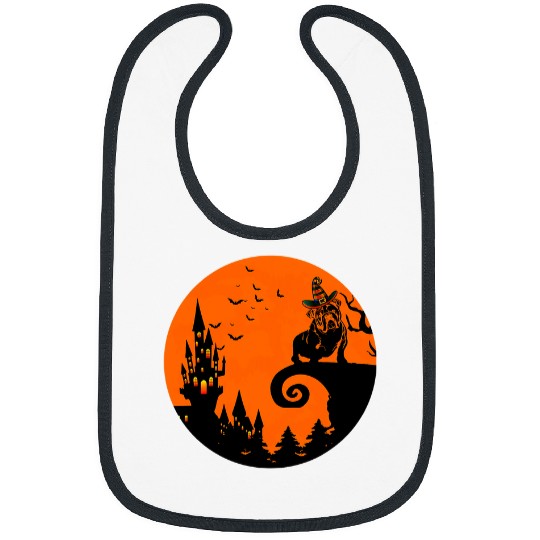 English Bulldog Pet Bulldog Moon Halloween Costume Scary For Adults Dogs Owner Bibs