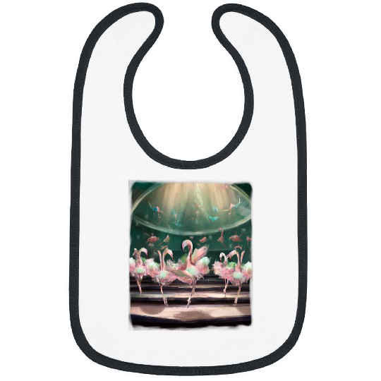 Womens Flamingo Ballerina Bibs