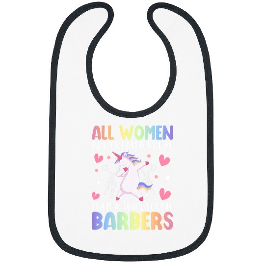 Women Created Equal A Few Become Barbers Female Hairstylist Bibs