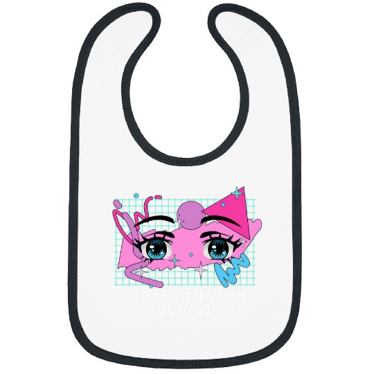 Listen to Your Senpai Anime Lover Trainer Otaku Training Bibs