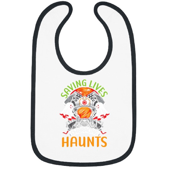 Saving Lives Embracing Haunts Trick Or Treat Firefighter Bibs