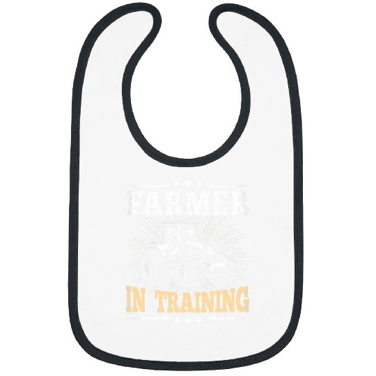 Farmer In Training Tractor Funny Farming Agriculture 21 Bibs
