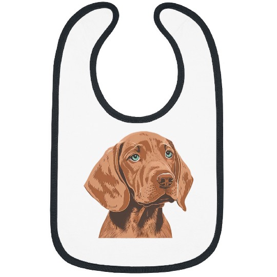 Cute baby dog Vizsla Puppy Bibs