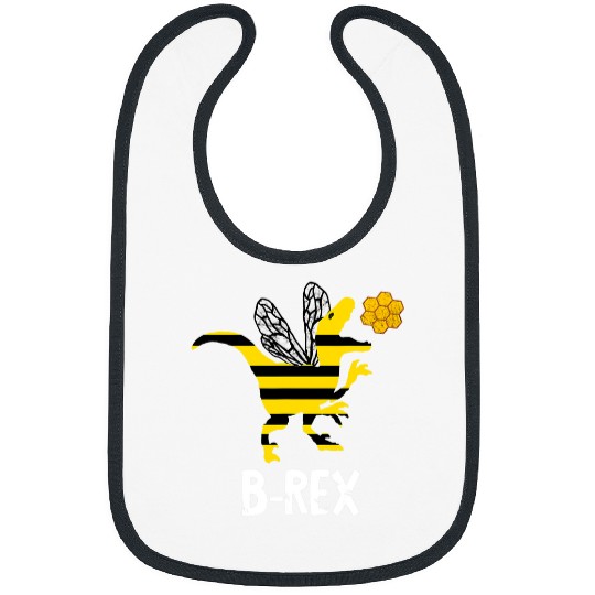 Dinosaur Pet Bee Honey Bee Dinosaurs Funny Beekeeper TRex Apiarist Dino Bibs