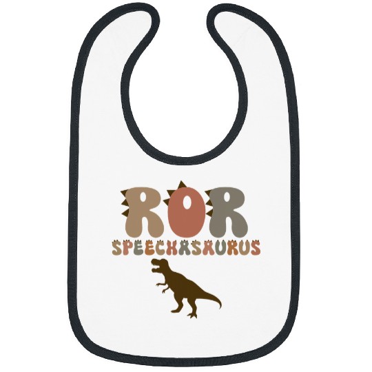 Dinosaur Pet ROR Speechasaurus Funny SLP Speech Therapist Dinosaur SLPA Bibs
