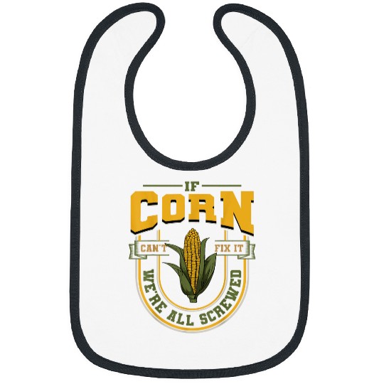 Corn Enthusiast Farmer Cereal Grain Grower Maize Planter Bibs