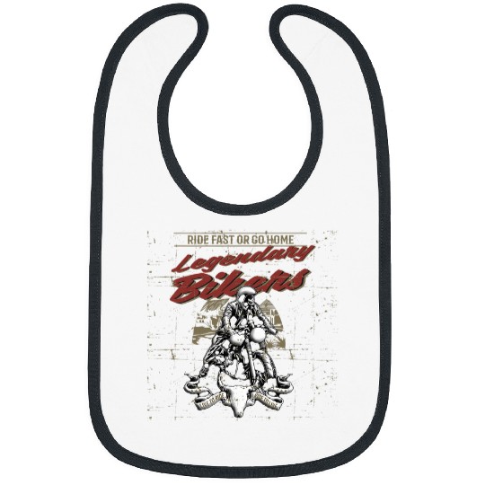 Fun motorcyclist motorcycle biker for men and women 25 Bibs