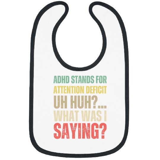ADHD Ribbon Awareness Warrior Bibs