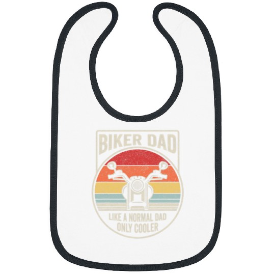 Motorcycle vintages Retro Biker Dad Gift Motorcycle 22 Bibs
