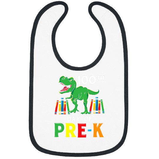 Dinosaur Pet 100 Day Of Pre K T rexs Student Kids Gift 100 Days Of School Bibs