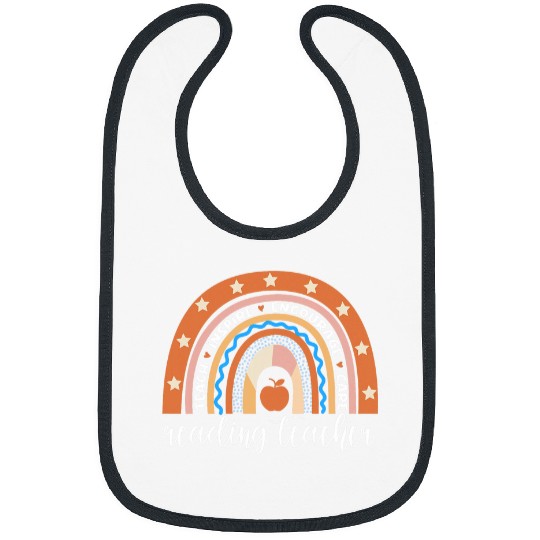 bests Reading Teacher Rainbow Reading Coach Bibs