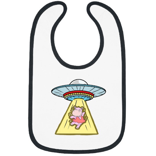 Hippo Ballerina Ufo Abduction Bibs
