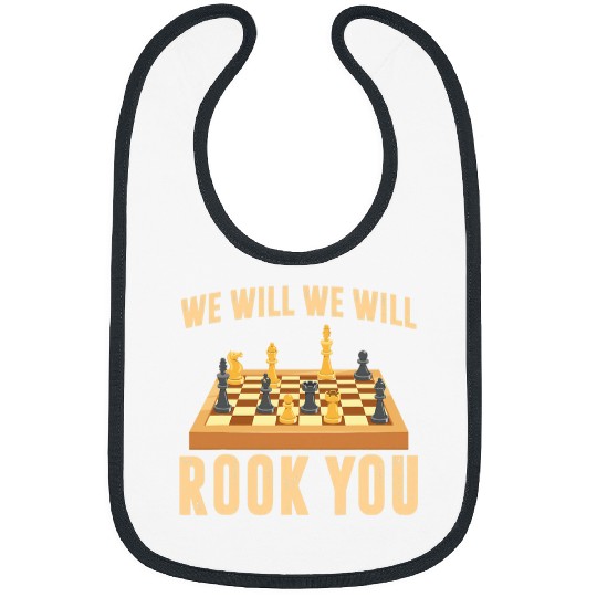 We Will We Will Rook You Chess Coachs Chess Club Bibs