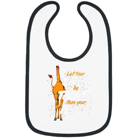 Giraffe Pet Africa Safari Zoo Keeper Funny Animal Faith Giraffes Bibs