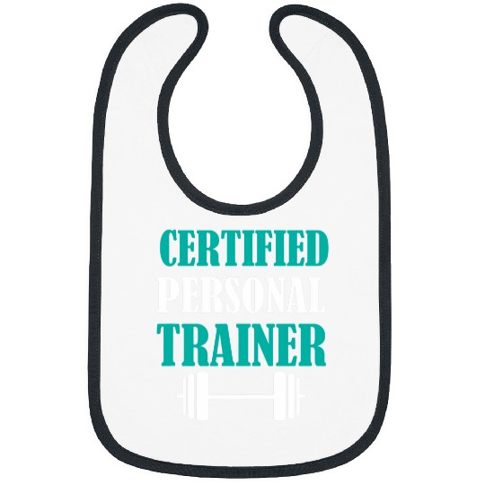 Funny Health And Fitness Coachs Certified Personal Trainer Bibs