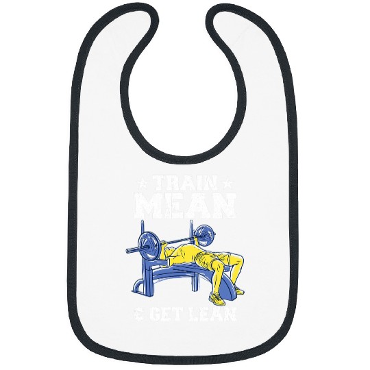 Train Mean Get Lean Fitness Personal Trainer Gym Bibs
