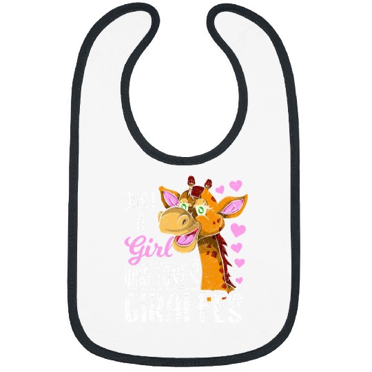 Giraffe Pet Africa Safari Zoo Animal Lover Women Girls Giraffes Bibs