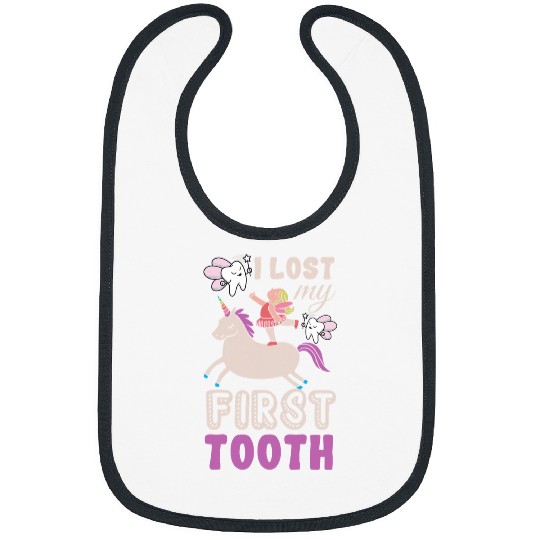 Unicorn Pet I lost my first tooth fairy tooth unicorn teeth 1 Bibs