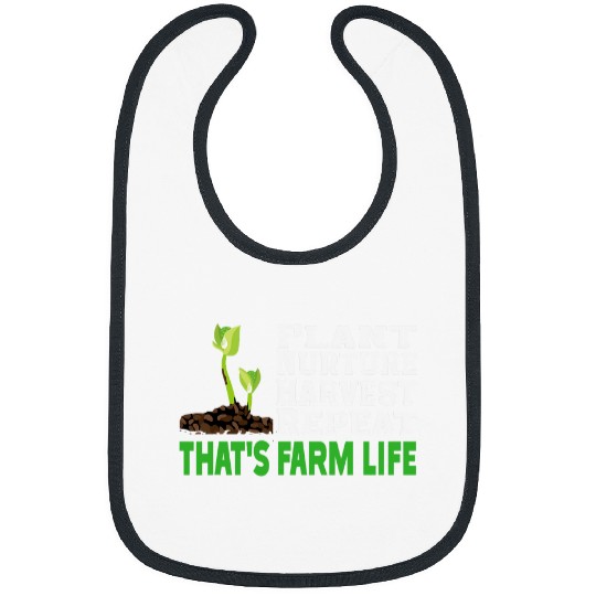 Plant Nurture Harvest Repeat 2Thats Farm Life Farmer Bibs