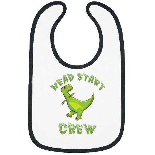 Dinosaur Pet Head Start Crew Teacher Tyrannosaurus Rex Bibs