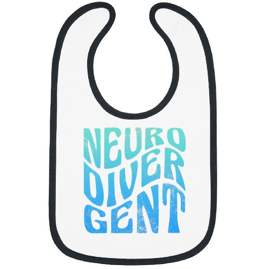 ADHD Ribbon Neurodivergent ADHD Attention Deficit Disorder Awareness Bibs