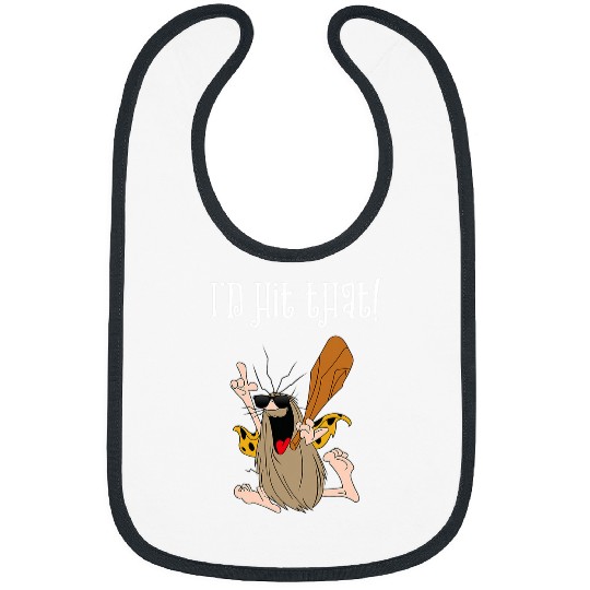 Dinosaur Pet Hairy Caveman Id Hit That Bat Dinosaurs Novelty Bibs