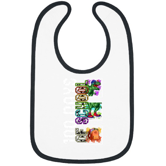 Dinosaur Pet 100 Days Of School Trex Dinosaur Back To School Teacher Kid Bibs