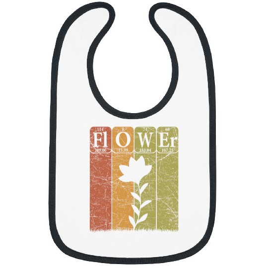 Flower Periodic Table Elements Flowers Lover Florist 21 Bibs