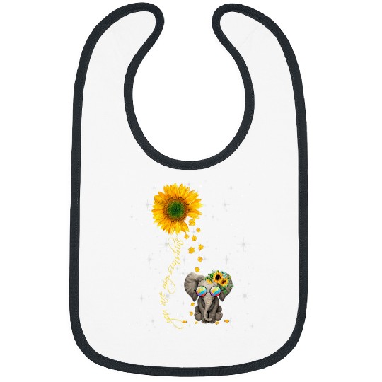 Elephant Mammal Autism You are My Sunshine Autism Awareness Sunflower Bibs